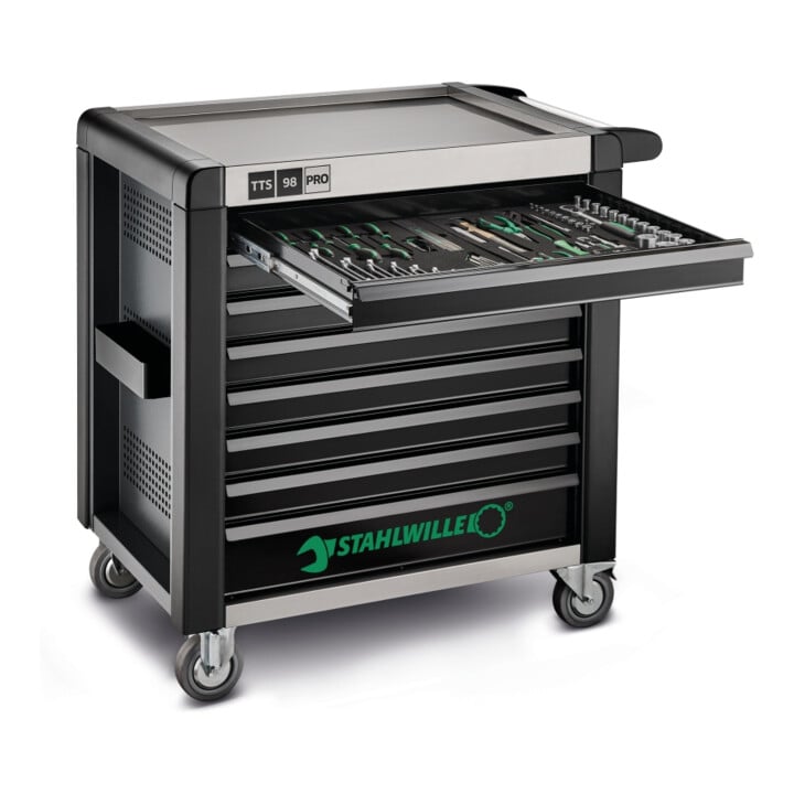 Stahlwille Werkstattwagen 98/8 PRO 8 Schubl. 651 x 1001 x 1020 mm anthrazit, RAL 7016; schwarz RAL 9005