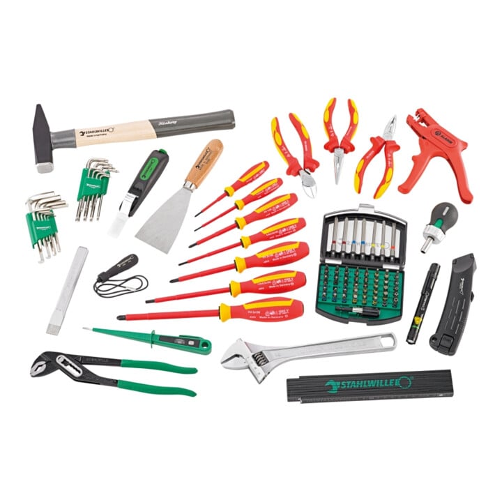 Stahlwille Werkzeugsortiment in L-BOXX Elektrik STW L-BOXX Elektrikset L.360mm B.444mm H.152mm 96 tlg.