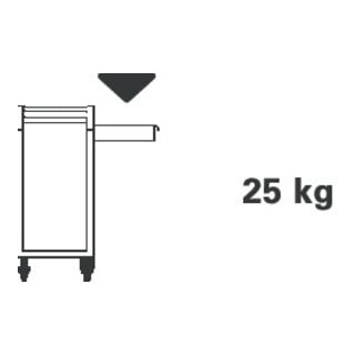 Stahlwille Werkzeugwagen B.780xT.499xH.912mm 126-tlg. Werkz. 8 Module m. 3 Schubl. bestückt