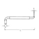 Stahlwille Winkelschraubendreher 1,2 x 8mm L.150mm
