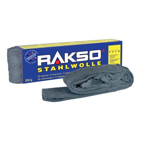 Stahlwolle extrem fein 0000 200g RAKSO