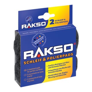 Stahlwolle fein 00 2er-Pack RAKSO