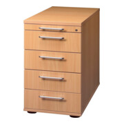 Standcontainer gris clair 4 tiroirs