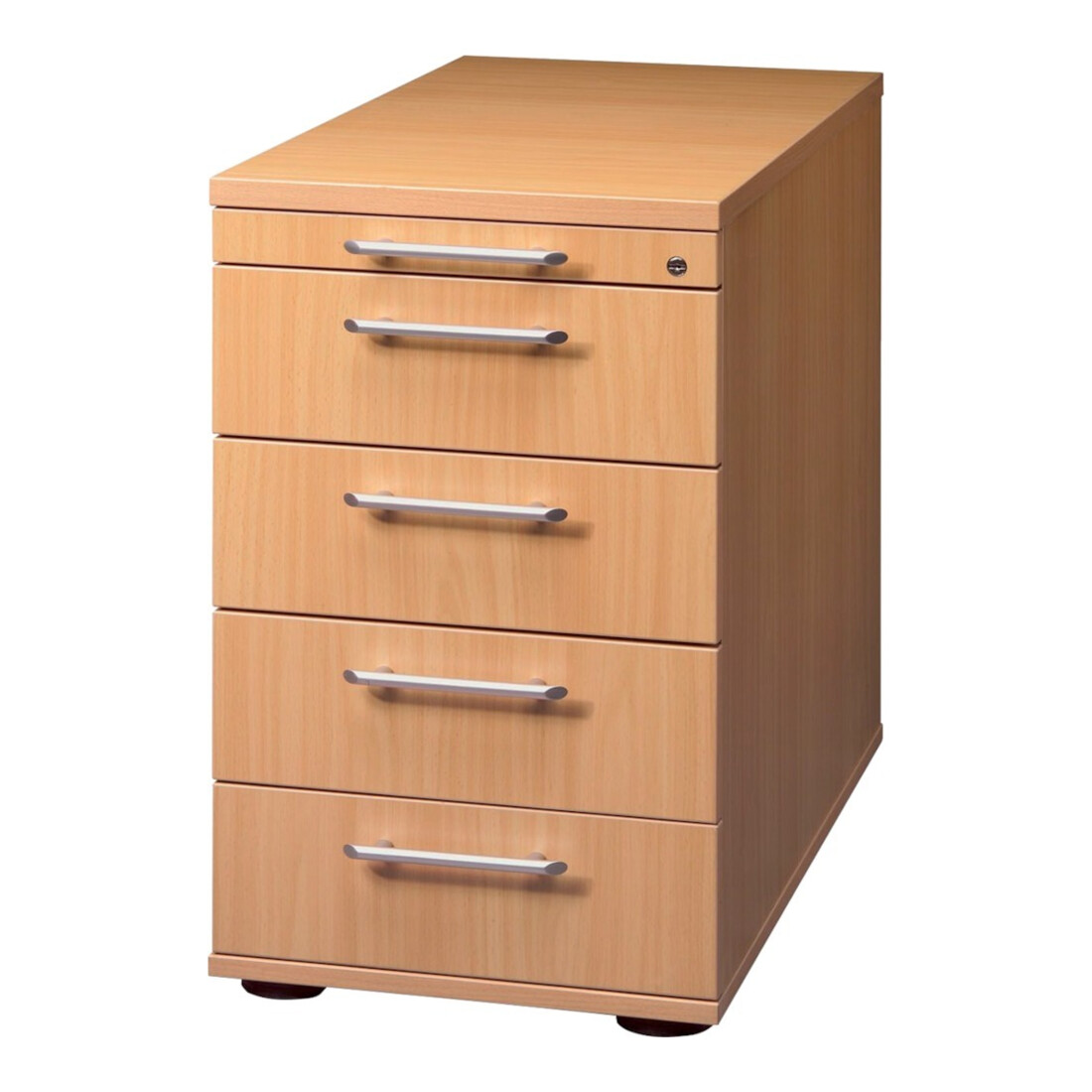 Standcontainer gris clair 4 tiroirs