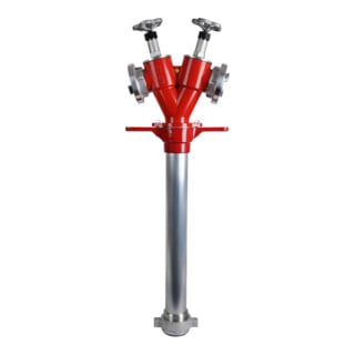 Standrohr DN 80,m.Absper. Kopf dr., 2 x Storz C
