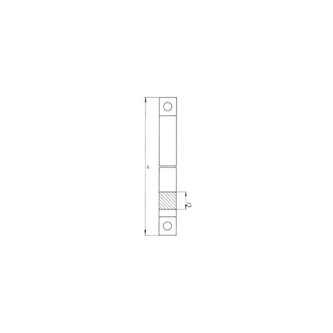 Stangen pour portail battant 13x1250mm galvanisé clair Stangen