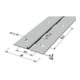 Stangenscharnier B.offen 32mm S.0,7mm 35000mm Fe verms.P & G-1