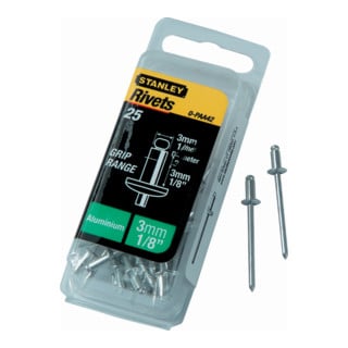 Stanley Aluminiumnieten 3x3mm