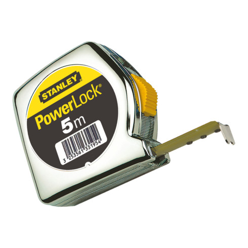 Stanley Bandmaß Powerlock Kunststoff 5m/25mm