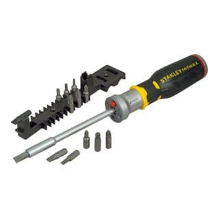 Stanley Bitschraubendreher-Set FatMax mit LED-Leuchte und 12 Bits
