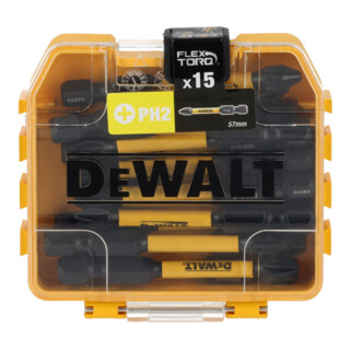Stanley Bitset 15-dlg Ph2 57mm toonbankdisplay 21 sets
