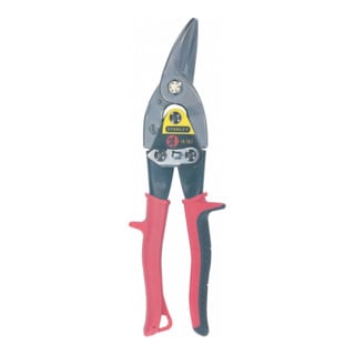 Stanley blikschaar MaxSteel 250 mm, rood, links