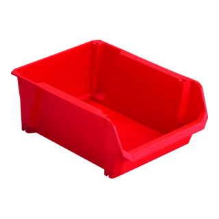 Stanley Cassetta portapezzi rossa trasparente