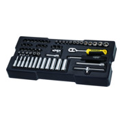Stanley Chiave a bussola/accessori 1/4", 60pz.