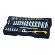 Stanley Chiave a bussola/accessori 3/8", 36pz.
