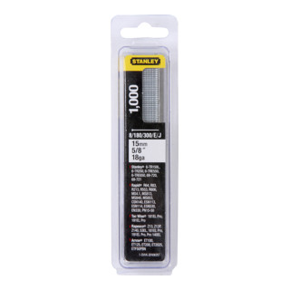 Stanley Chiodi a testa svasata 15mm tipo J-18GA