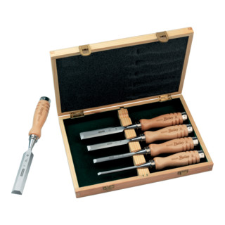 Stanley Ciseau à bois Bailey, set de 5 pièces