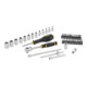 Stanley doppenset ¼", 42 stuks-4