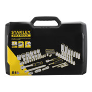 Stanley dopsleutelset ½" + ¼", 81 stuks-4