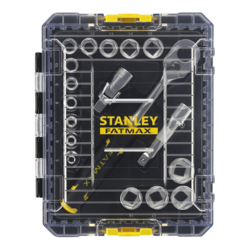 Stanley dopsleutelset STAK 3/8 inch, 18 delig