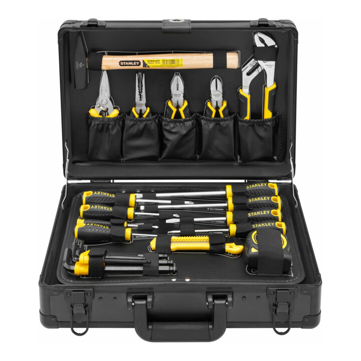 Stanley Ensemble d'outils mallette alu, 119 pcs