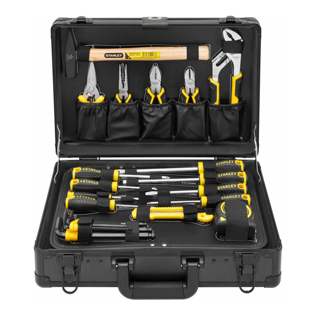 Stanley Ensemble d'outils mallette alu, 119 pcs