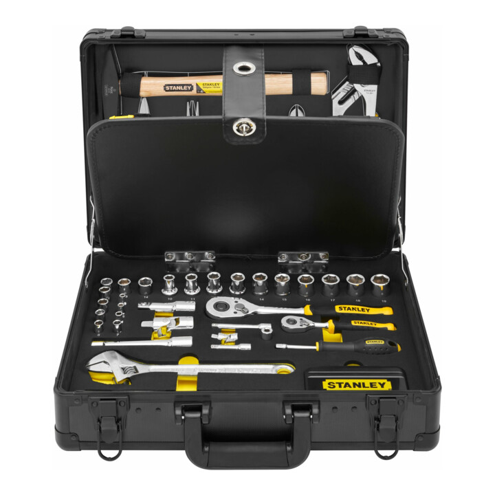 Stanley Ensemble d'outils mallette alu, 119 pcs