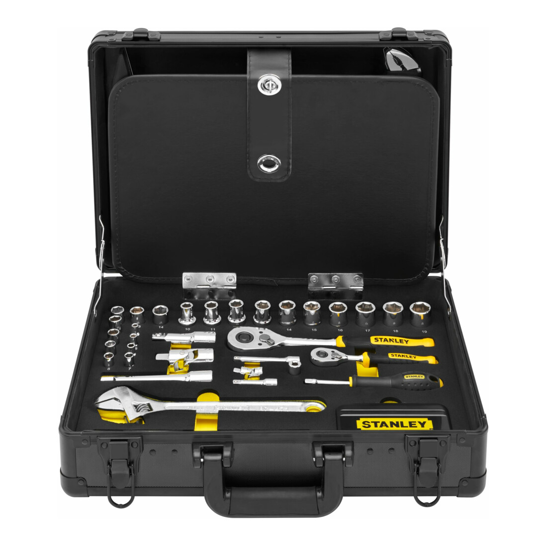 Stanley Ensemble d'outils mallette alu, 119 pcs