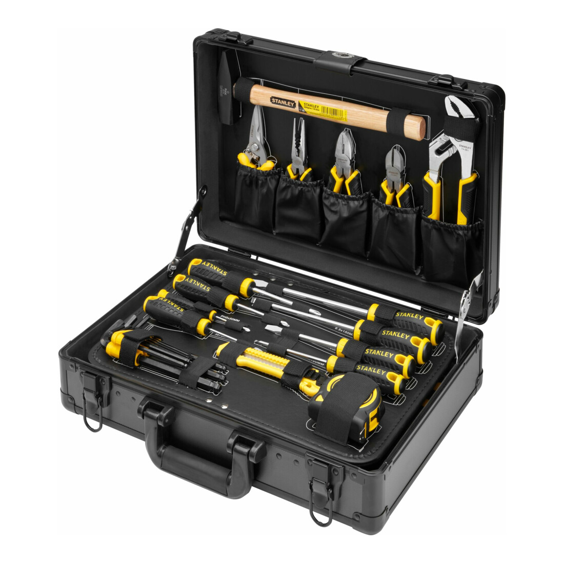 Stanley Ensemble d'outils mallette alu, 119 pcs