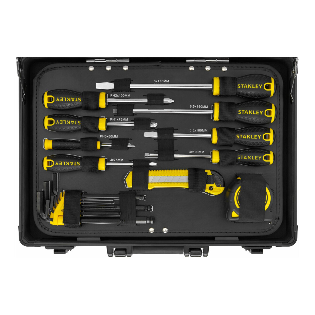 Stanley Ensemble d'outils mallette alu, 119 pcs
