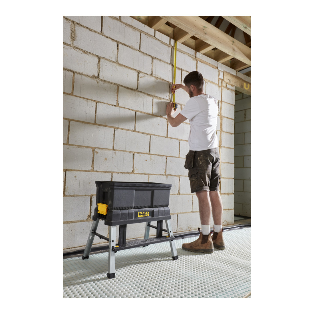 Stanley FATMAX Werkzeugbox mit Tritt
