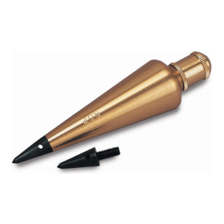 Stanley Fil à plomb en laiton, avec pointe de rechange 225g