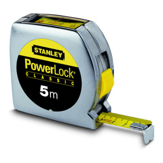 Stanley Flessometro Powerlock plastica 5 m/19mm