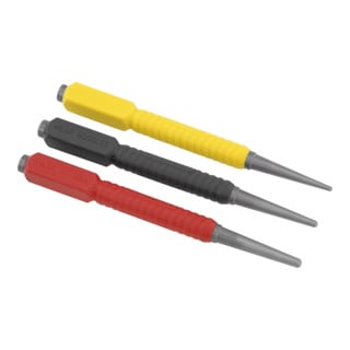 Stanley Jeu de chasse-clous Dynagrip, 3 pièces
