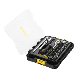 Stanley Jeu de douilles STAK 1/4 pouce, 48 pièces