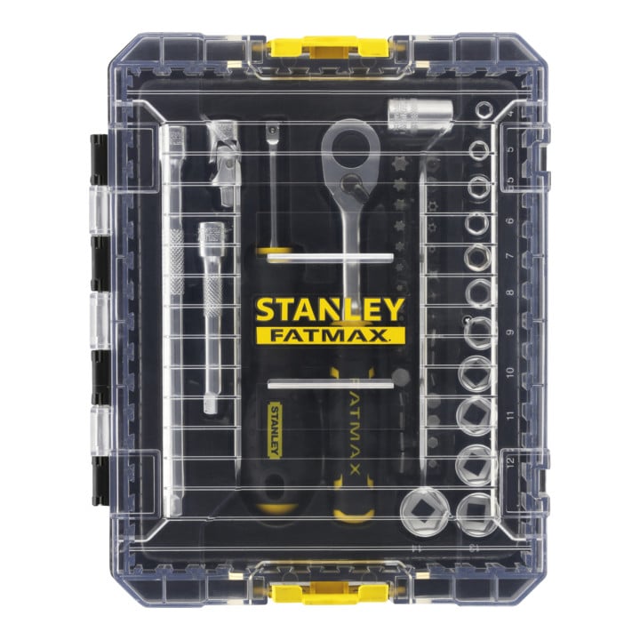 Stanley Jeu de douilles STAK 1/4 pouce, 48 pièces