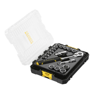 Stanley Jeu de douilles STAK 3/8 pouces, 18 pièces
