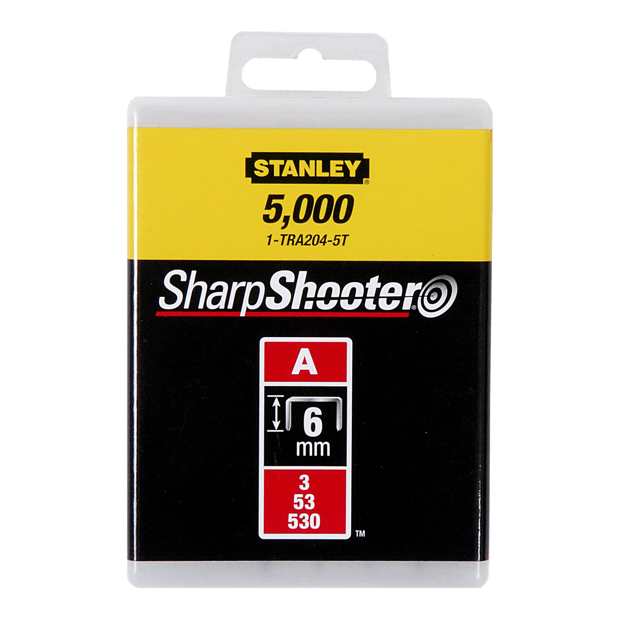 Stanley Klammern Typ A 6mm 1000 St.