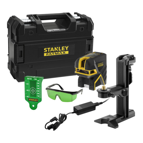 Stanley lijn en 2-punts laser FM Li-Ion groen
