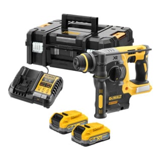 Stanley Marteau combiné sans fil 18V 3,5Ah SDS-plus 24 mm avec 2 batteries Chargeur rapide