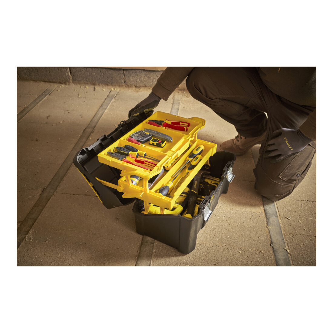 Stanley Multi-Level Cantilever Cassetta Porta Attrezzi