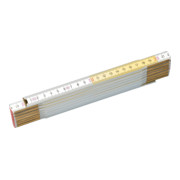 Stanley Règle bois blanche 2m/17mm-1