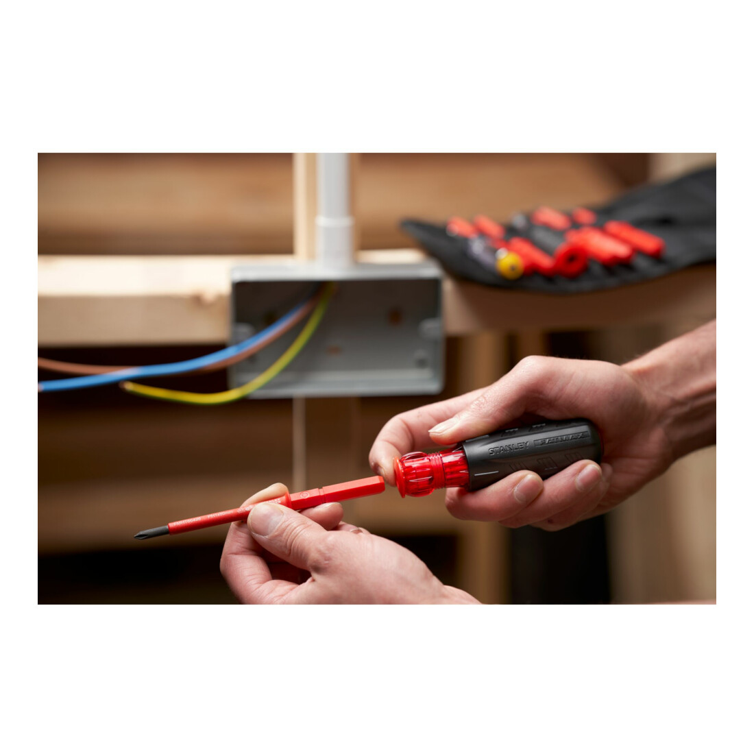 Stanley Schraubendreher-Set Multi-Bit 1000V