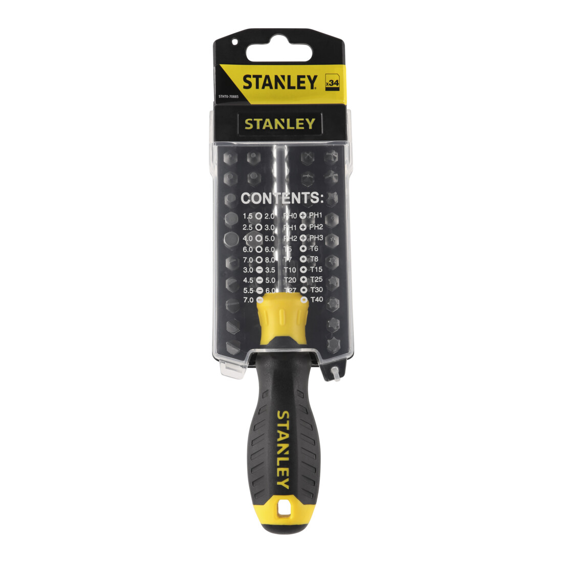 Stanley schroevendraaier bitset, 34 stuks