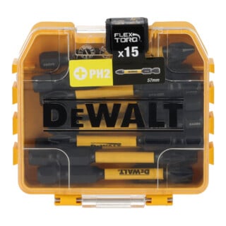 Stanley Set de 15 embouts Ph2 57 mm présentoir comptoir 21 sets