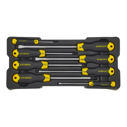 Stanley Set di cacciaviti CushionGrip 8pz.