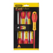 Stanley Set di cacciaviti FatMax isolati a taglio/PH con tester di tensione, 6pz.