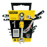 Stanley Set di chiavi ad anello cricchetto 6pz.-1