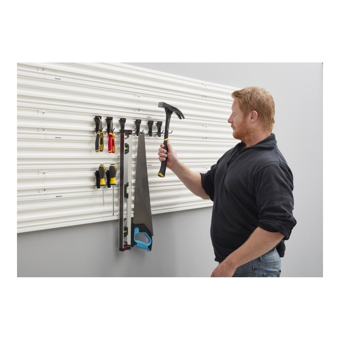 Stanley Set di ganci Trackwalls da 8pz.