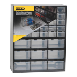 Stanley Sistema a cassetti per minuteria con 39 cassetti